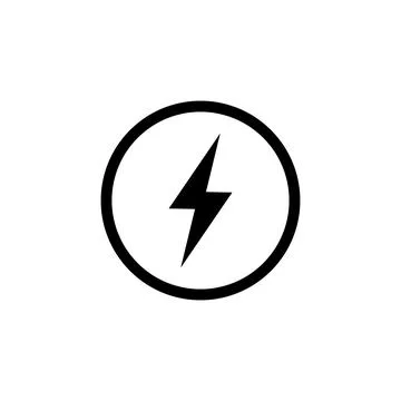 Power icon vector. Power Switch Icon. Electric power Illustrazione stock