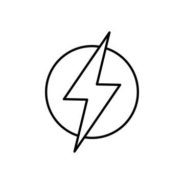 Power icon vector. Power Switch Icon. Electric power Illustrazione stock