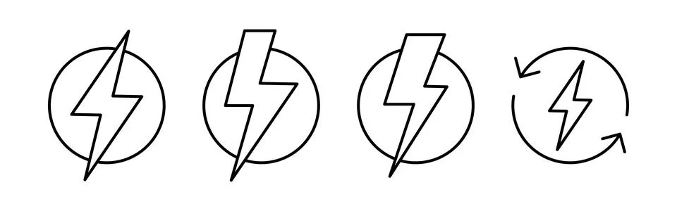 Power icon vector. Power Switch Icon. Electric power Stock Illustration