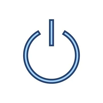 Power icon vector. Power Switch sign and symbol. Electric power Stock Illustration