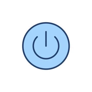 Power icon vector. Power Switch sign and symbol. Electric power Stock Illustration