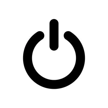 Power icon vector. Power Switch sign and symbol. Electric power 스톡 일러스트