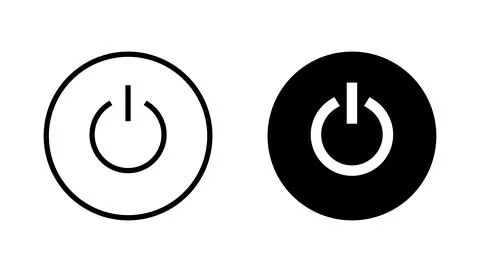 Power icon vector. Power Switch sign and symbol. Electric power イラスト素材