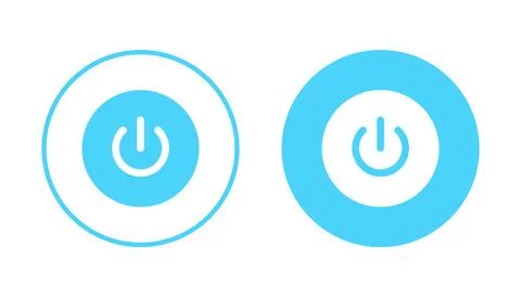 Power icon vector. Power Switch sign and symbol. Electric power Stock Illustration