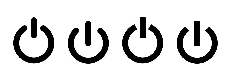 Power icon vector. Power Switch sign and symbol. Electric power イラスト素材