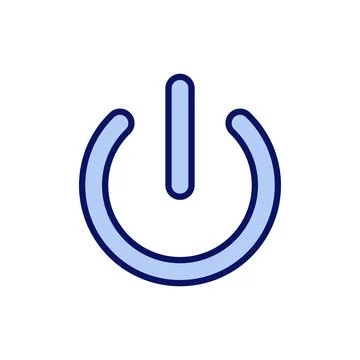 Power icon vector. Power Switch sign and symbol. Electric power Stock Illustration