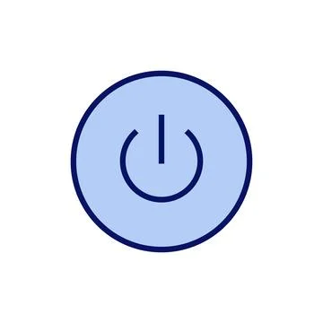 Power icon vector. Power Switch sign and symbol. Electric power Stock Illustration