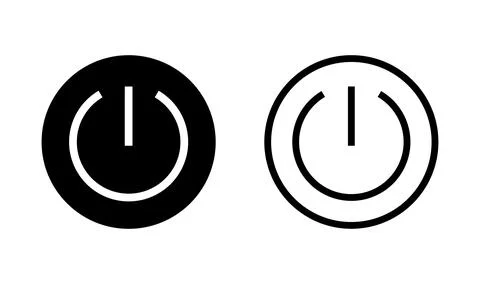 Power icon vector. Power Switch Icon. Energy icon Stock Illustration