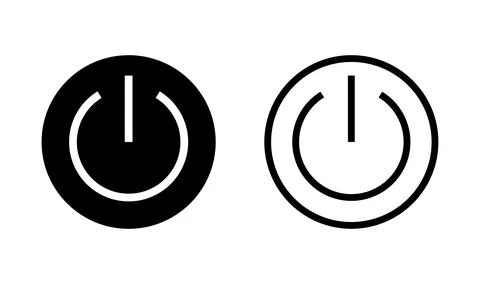 Power icon vector. Power Switch Icon. Energy icon Ilustración de archivo