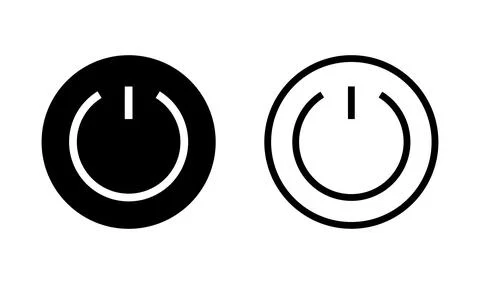 Power icon vector. Power Switch Icon. Energy icon Stock Illustration