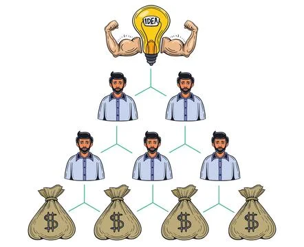 Power of idea concept vector illustration Stock Illustration