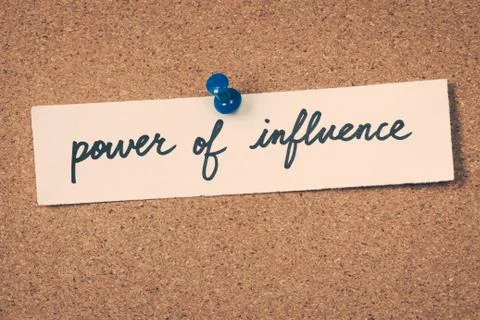 Power of influence Stock Photos
