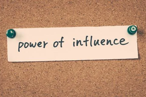 Power of influence Stock Photos