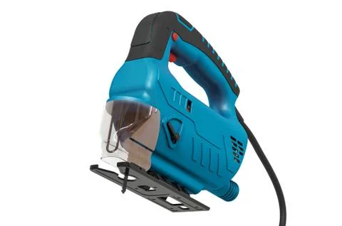 Power jigsaw, 3D rendering Ilustración de archivo