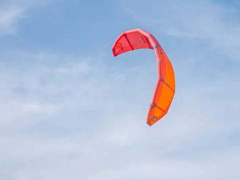 Power Kite flying in the Wind Fotos de archivo