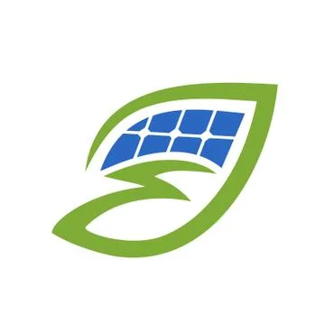 Power leaf illustration Stock Illustration