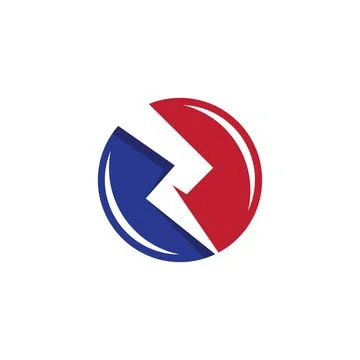 Power lightning logo Illustration