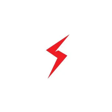 Power lightning logo Stock Illustration