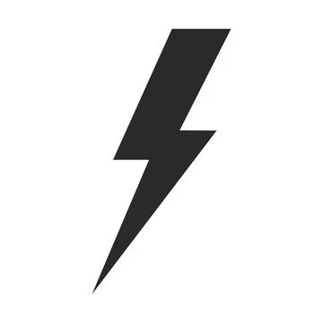 Power lightning logo Stockillustratie