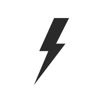 Power lightning logo Illustration