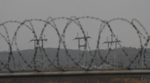 Power line 動画素材 32221888