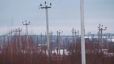 Power-line 動画素材 144314675