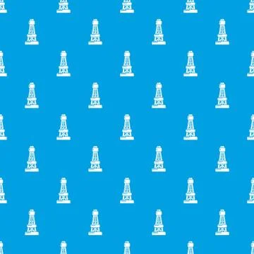 Power line pattern vector seamless blue Illustrazione stock