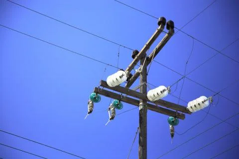 Power line Stock Photos