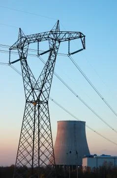Power line Stock Photos