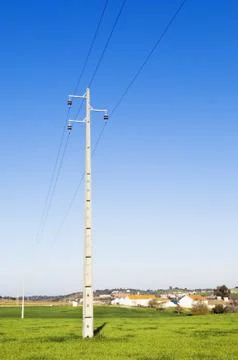 Power line Stock Photos