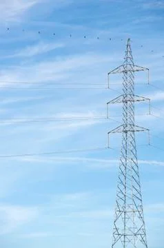 Power line Stock Photos