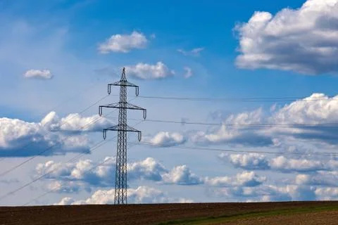 Power line Stock Photos