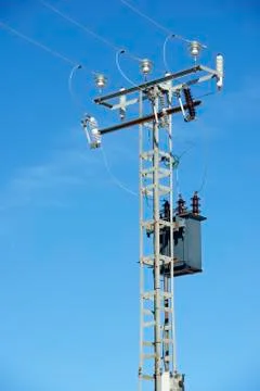 Power line Stock Photos