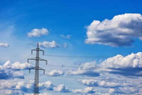Power line Foto stock