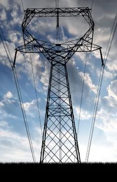 Power line Stock Photos