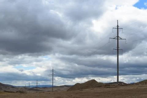 Power Line Foto stock