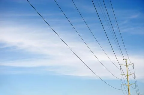 Power line Stock Photos
