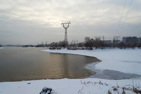 Power line. Stock-Fotos