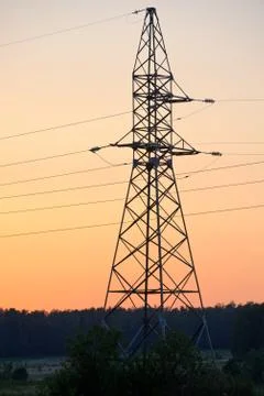 Power line Stock Photos