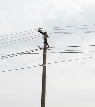 Power line Stock Photos
