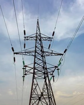 Power line Stock Photos