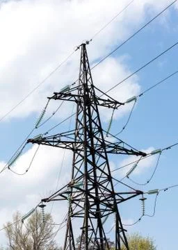Power line Stock Photos