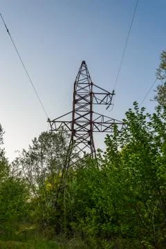 The power line Stock Photos