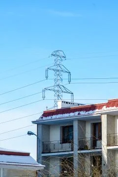 Power line Stock Photos