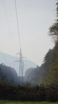 Power line Stock Photos