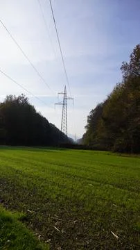 Power line Foto stock