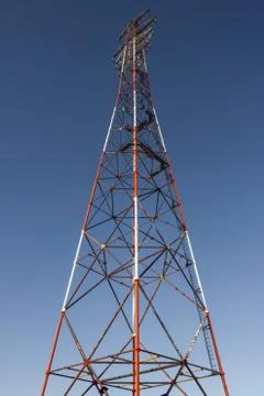 Power line support. Stock Photos