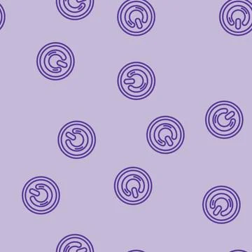 Power off line vector seamless pattern 스톡 일러스트