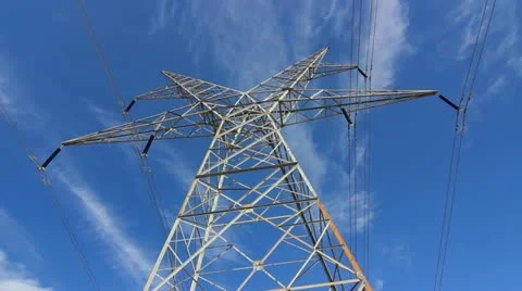 Power Lines 3 Stock Footage 20625124