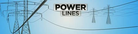 Power Lines 3D Model